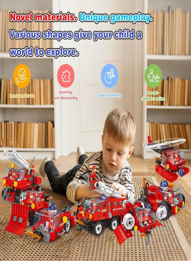 Jet Roy 7-in-1 STEM Toys for 4 5 6 7 8+ Year Old Boy 159-Piece Educational Construction Blocks Stem Building Toys for Kids Ages 4-8 8-10 Creative Construction Toys Birthday Valentine Gift for Boy Girl - Image 5